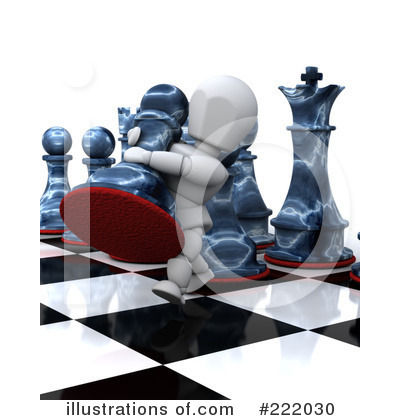 Royalty-Free (RF) Chess Clipart Illustration by KJ Pargeter - Stock Sample #222030