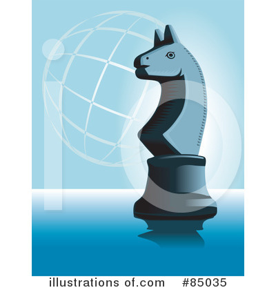 Royalty-Free (RF) Chess Clipart Illustration by David Rey - Stock Sample #85035