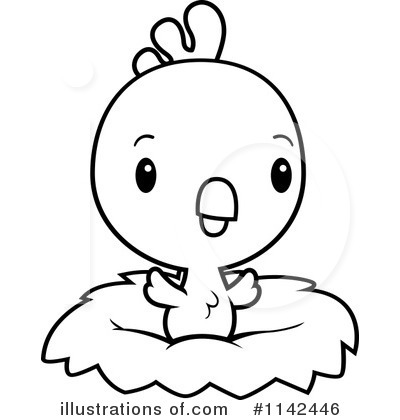 Royalty-Free (RF) Chick Clipart Illustration by Cory Thoman - Stock Sample #1142446