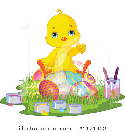 Royalty-Free (RF) Chick Clipart Illustration by Pushkin - Stock Sample #1171622