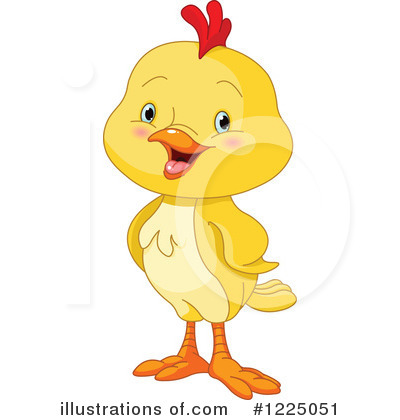 Royalty-Free (RF) Chick Clipart Illustration by Pushkin - Stock Sample #1225051