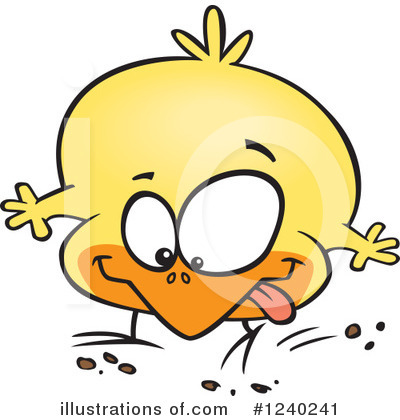 Royalty-Free (RF) Chick Clipart Illustration by toonaday - Stock Sample #1240241
