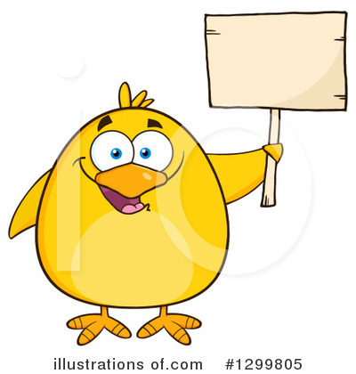 Royalty-Free (RF) Chick Clipart Illustration by Hit Toon - Stock Sample #1299805