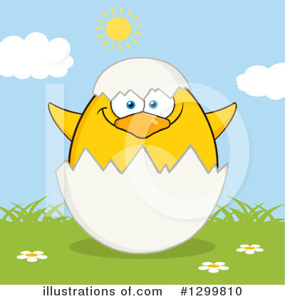 Egg Shell Clipart #1299810 by Hit Toon