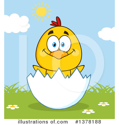 Egg Shell Clipart #1378188 by Hit Toon