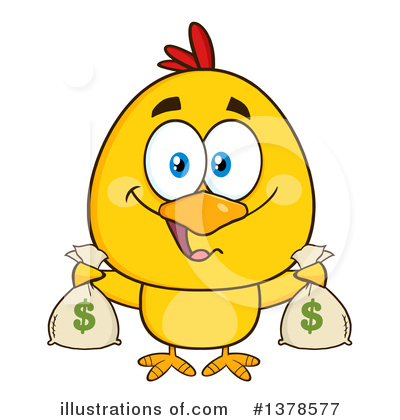 Royalty-Free (RF) Chick Clipart Illustration by Hit Toon - Stock Sample #1378577