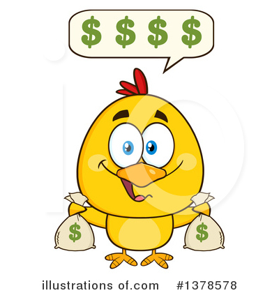 Royalty-Free (RF) Chick Clipart Illustration by Hit Toon - Stock Sample #1378578