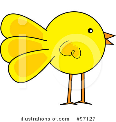 Royalty-Free (RF) Chick Clipart Illustration by Pams Clipart - Stock Sample #97127
