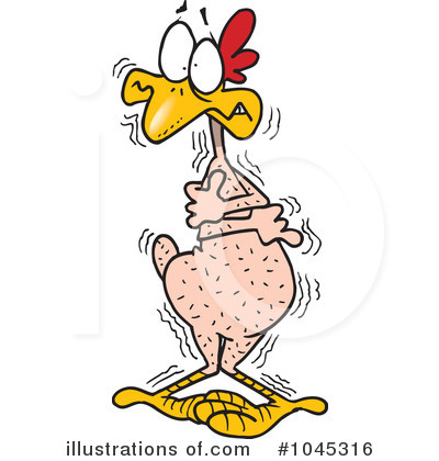Royalty-Free (RF) Chicken Clipart Illustration by toonaday - Stock Sample #1045316