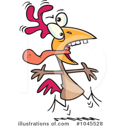 Royalty-Free (RF) Chicken Clipart Illustration by toonaday - Stock Sample #1045528