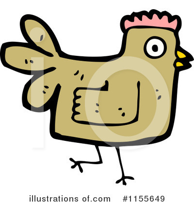 Royalty-Free (RF) Chicken Clipart Illustration by lineartestpilot - Stock Sample #1155649