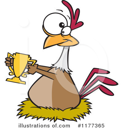 Chickens Clipart #1177365 by toonaday