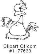 Chicken Clipart #1177633 by toonaday