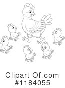 Chicken Clipart #1184055 by Alex Bannykh