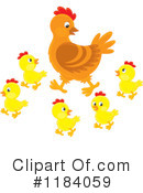 Chicken Clipart #1184059 by Alex Bannykh
