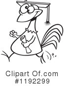 Chicken Clipart #1192299 by toonaday