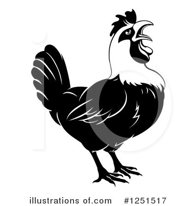 Royalty-Free (RF) Chicken Clipart Illustration by AtStockIllustration - Stock Sample #1251517