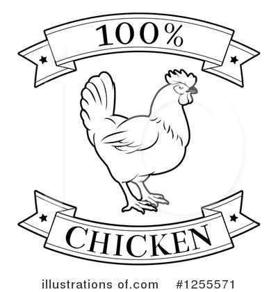 Royalty-Free (RF) Chicken Clipart Illustration by AtStockIllustration - Stock Sample #1255571
