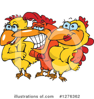 Rooster Clipart #1276362 by Dennis Holmes Designs