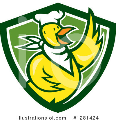 Royalty-Free (RF) Chicken Clipart Illustration by patrimonio - Stock Sample #1281424