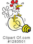 Chicken Clipart #1283501 by Johnny Sajem