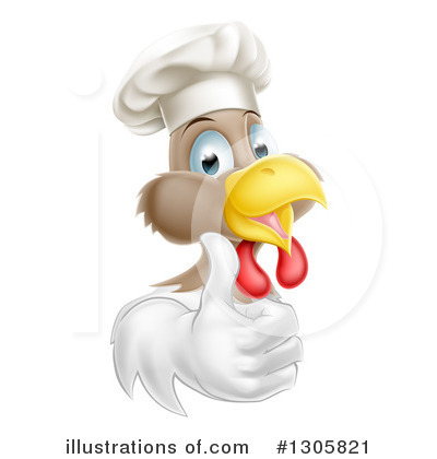 Royalty-Free (RF) Chicken Clipart Illustration by AtStockIllustration - Stock Sample #1305821