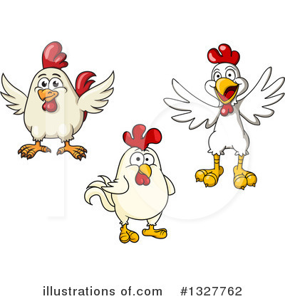 Royalty-Free (RF) Chicken Clipart Illustration by Vector Tradition SM - Stock Sample #1327762