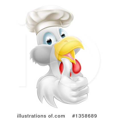 Chef Chicken Clipart #1358689 by AtStockIllustration