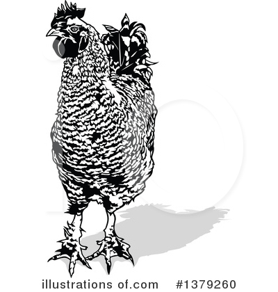 Royalty-Free (RF) Chicken Clipart Illustration by dero - Stock Sample #1379260