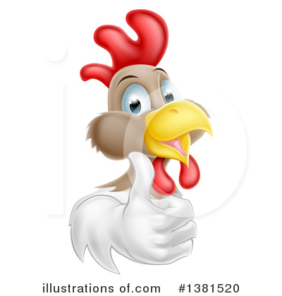 Rooster Clipart #1381520 by AtStockIllustration