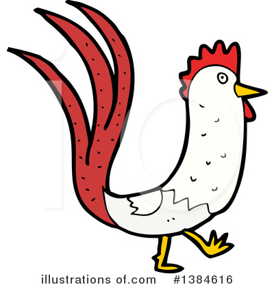 Royalty-Free (RF) Chicken Clipart Illustration by lineartestpilot - Stock Sample #1384616