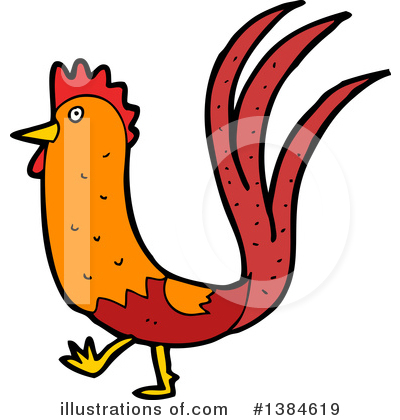 Rooster Clipart #1384619 by lineartestpilot