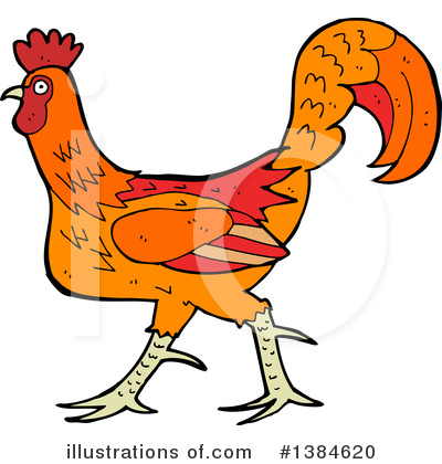 Royalty-Free (RF) Chicken Clipart Illustration by lineartestpilot - Stock Sample #1384620