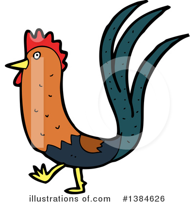 Royalty-Free (RF) Chicken Clipart Illustration by lineartestpilot - Stock Sample #1384626