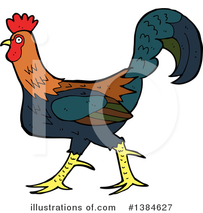 Royalty-Free (RF) Chicken Clipart Illustration by lineartestpilot - Stock Sample #1384627