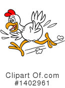 Chicken Clipart #1402961 by LaffToon