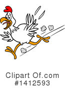 Chicken Clipart #1412593 by LaffToon