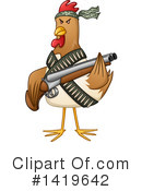 Chicken Clipart #1419642 by Liron Peer