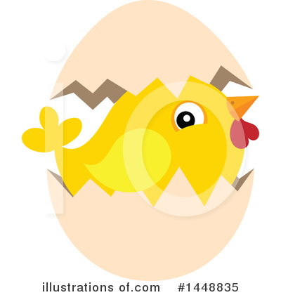 Royalty-Free (RF) Chicken Clipart Illustration by visekart - Stock Sample #1448835