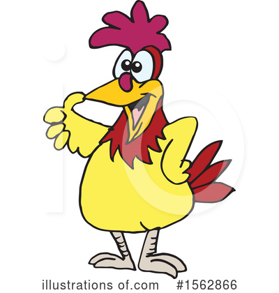 Royalty-Free (RF) Chicken Clipart Illustration by Dennis Holmes Designs - Stock Sample #1562866