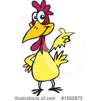Royalty-Free (RF) Chicken Clipart Illustration by Dennis Holmes Designs - Stock Sample #1562873
