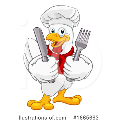 Royalty-Free (RF) Chicken Clipart Illustration by AtStockIllustration - Stock Sample #1665663