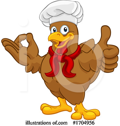 Royalty-Free (RF) Chicken Clipart Illustration by AtStockIllustration - Stock Sample #1704956