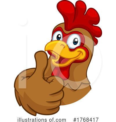 Royalty-Free (RF) Chicken Clipart Illustration by AtStockIllustration - Stock Sample #1768417