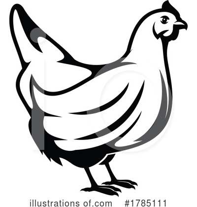 Royalty-Free (RF) Chicken Clipart Illustration by Vector Tradition SM - Stock Sample #1785111