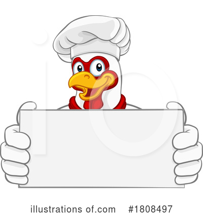 Chef Chicken Clipart #1808497 by AtStockIllustration