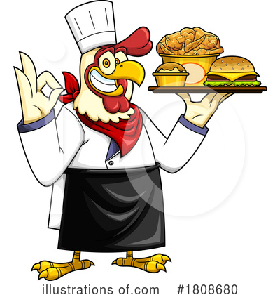 Burger Clipart #1808680 by Hit Toon