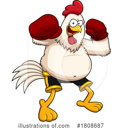Rooster Clipart #1808687 by Hit Toon