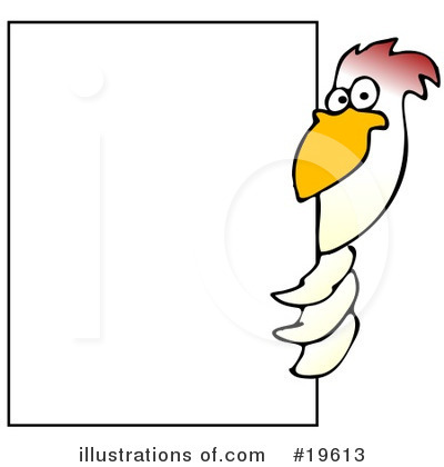 Royalty-Free (RF) Chicken Clipart Illustration by djart - Stock Sample #19613
