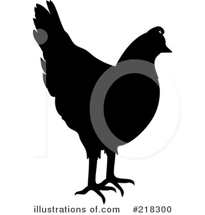 Royalty-Free (RF) Chicken Clipart Illustration by Pams Clipart - Stock Sample #218300
